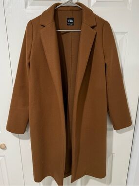 Zara Cognac Trench Coat